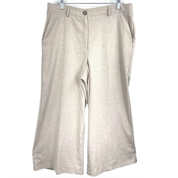 Adrianna Papell Pants - Adrianna Papell Wide Leg Trousers Stretch Waist Size 12‎